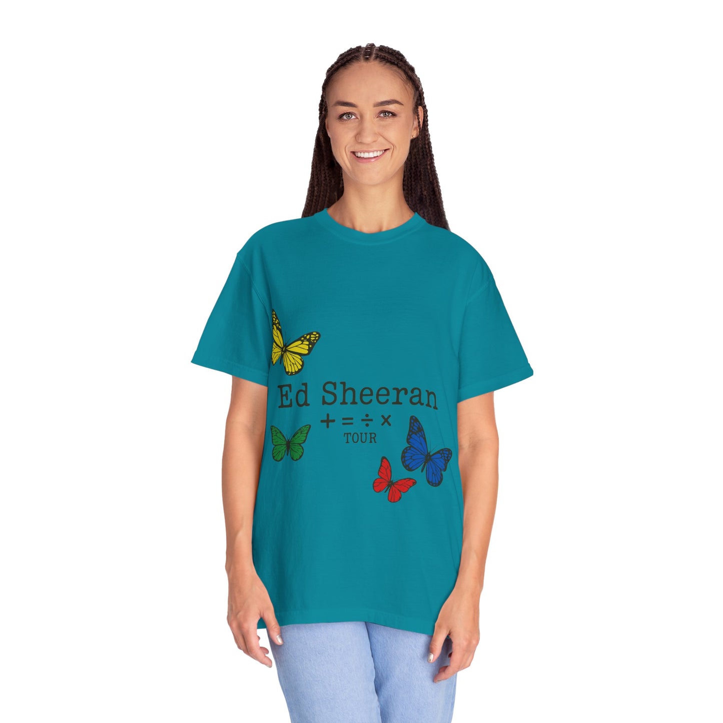 Ed Sheeran Butterfly Dyed T-Shirt | Vintage Fit
