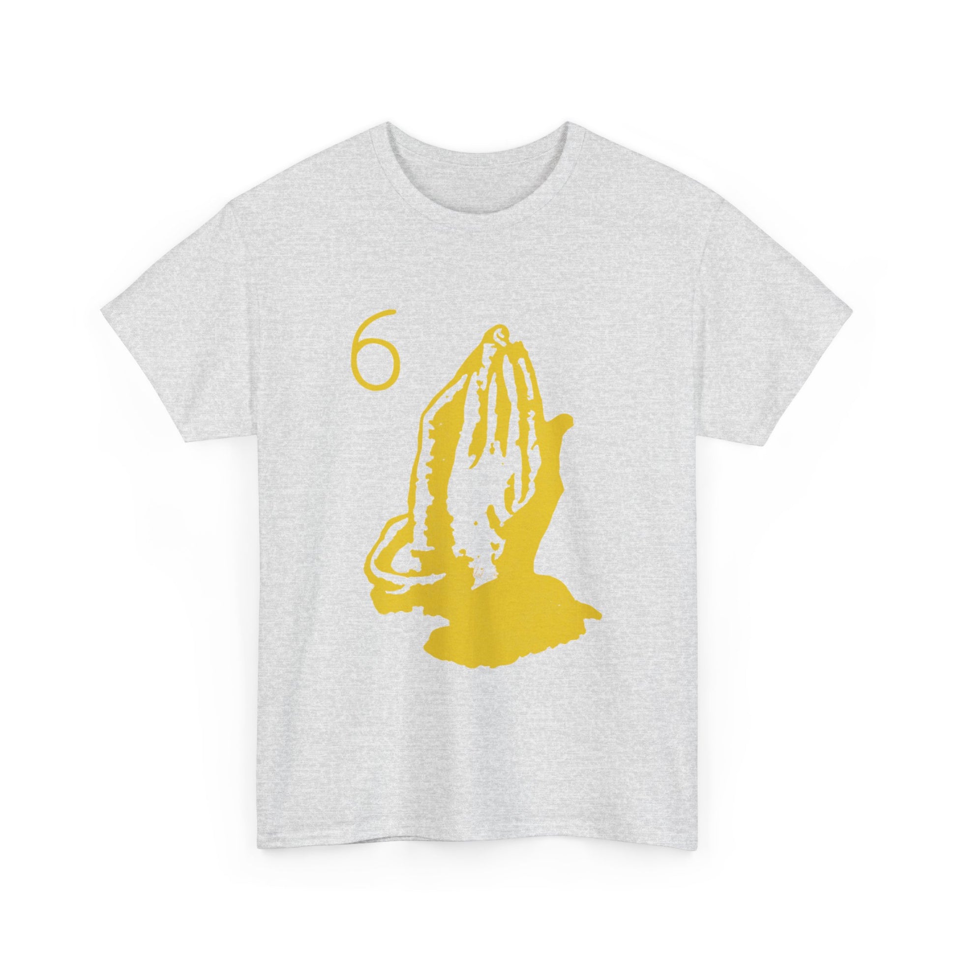 6 God Prayer Hands Heavy Cotton Tee Printify