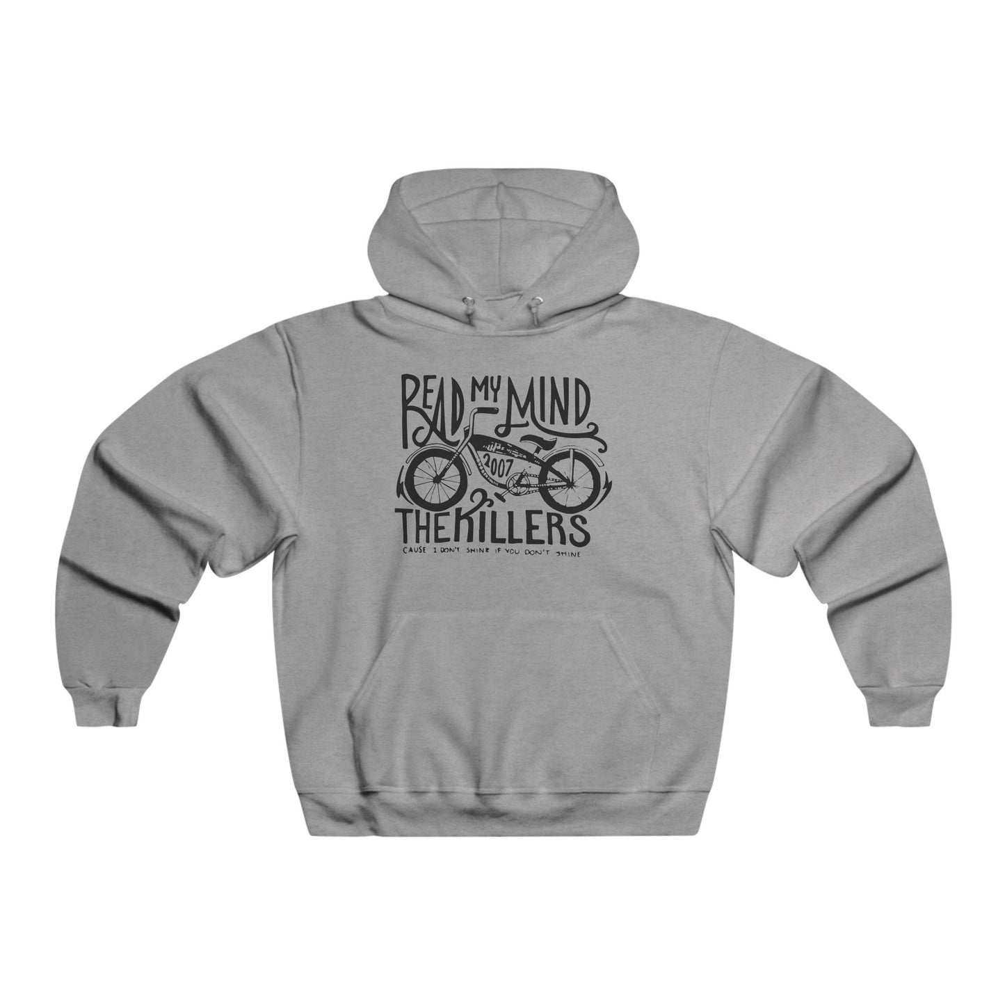 Dot Matrix-Inspired Men's NUBLEND® Hooded Sweatshirt - snazzymerch