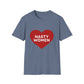Nasty Women Heart - Unisex Softstyle T-shirt Printify