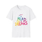 Unisex Softstyle T-Shirt Inspired by Coldplay’s Iconic A Head Full of Dreams Printify