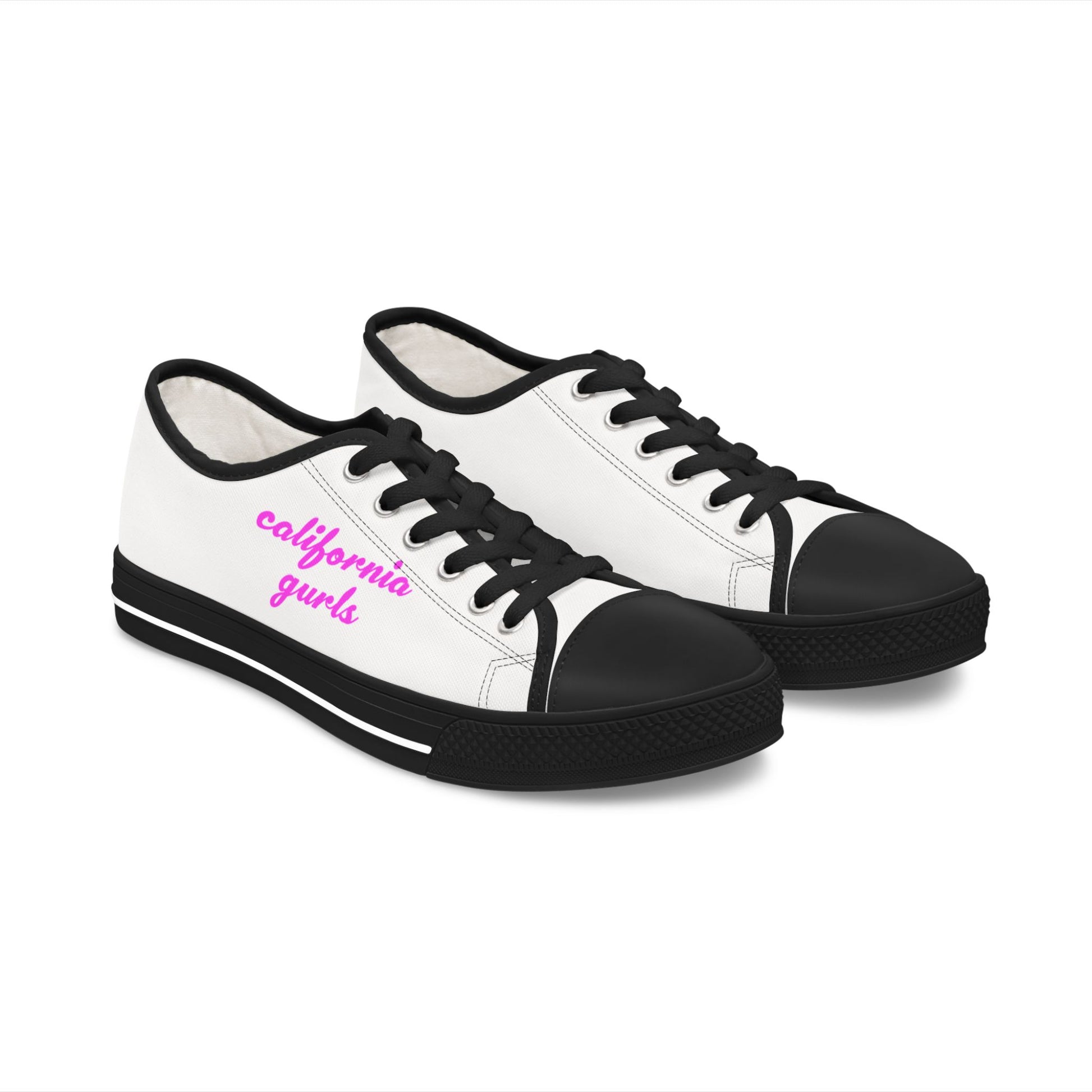 California Script – Unisex Low Top Sneakers Printify