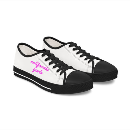 California Script – Unisex Low Top Sneakers Printify