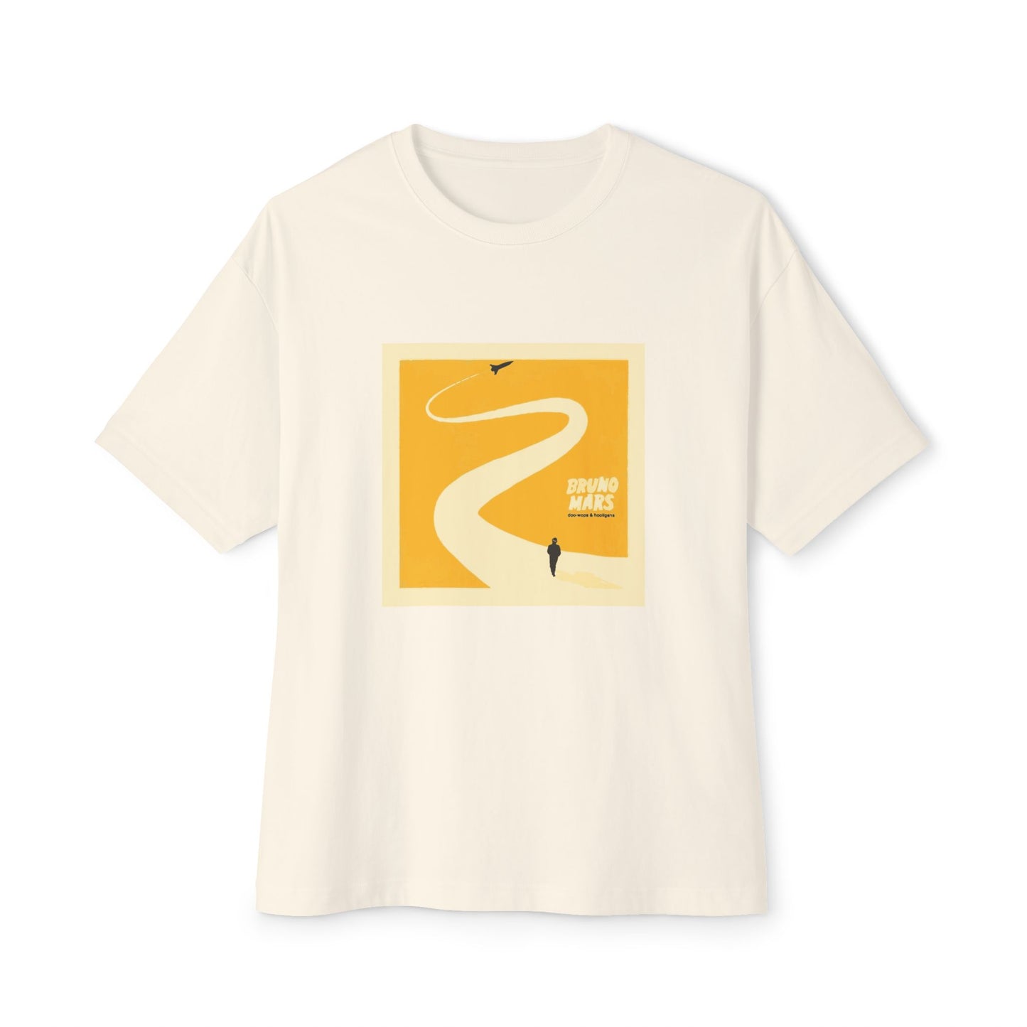 Sunset Trail Vibes Unisex Oversized Boxy Tee Printify