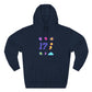 Symbols of 17 Aesthetic Three-Panel Fleece Hoodie - snazzymerch