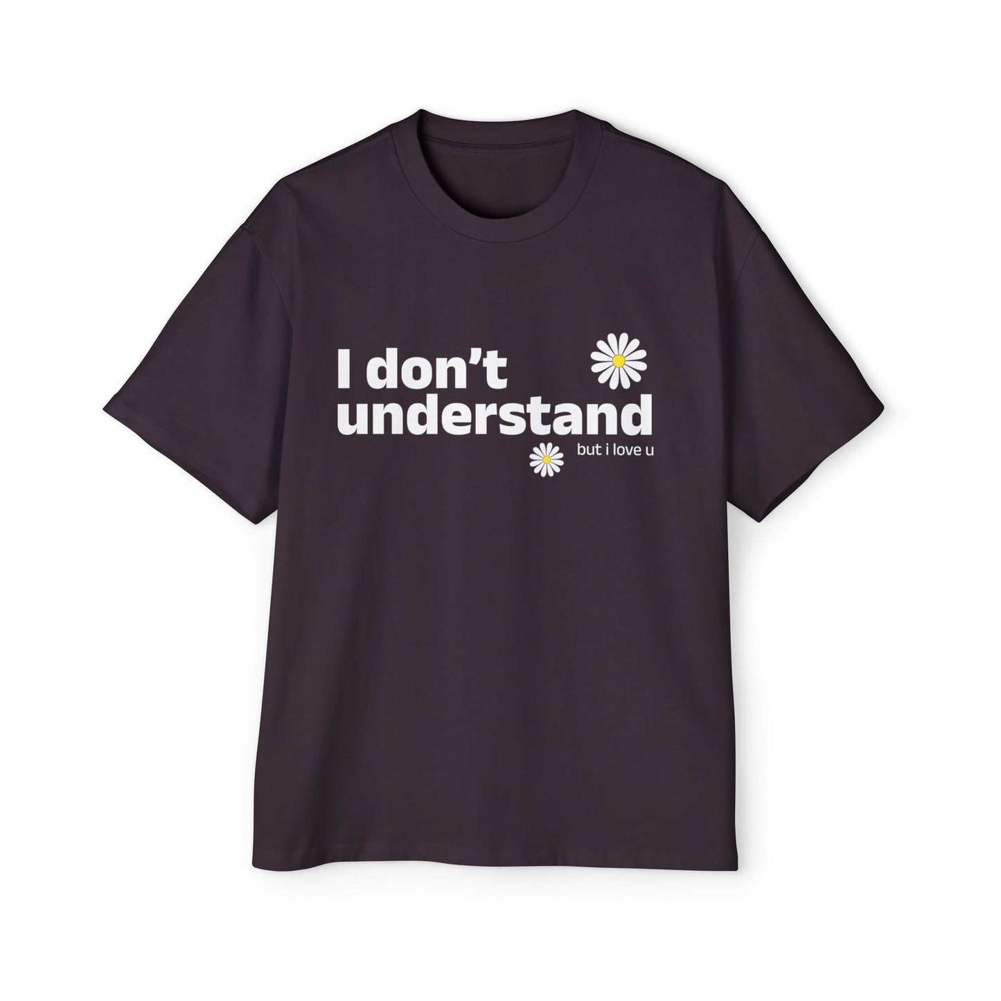 I Don’t Understand Men's Heavy Oversized Tee - snazzymerch