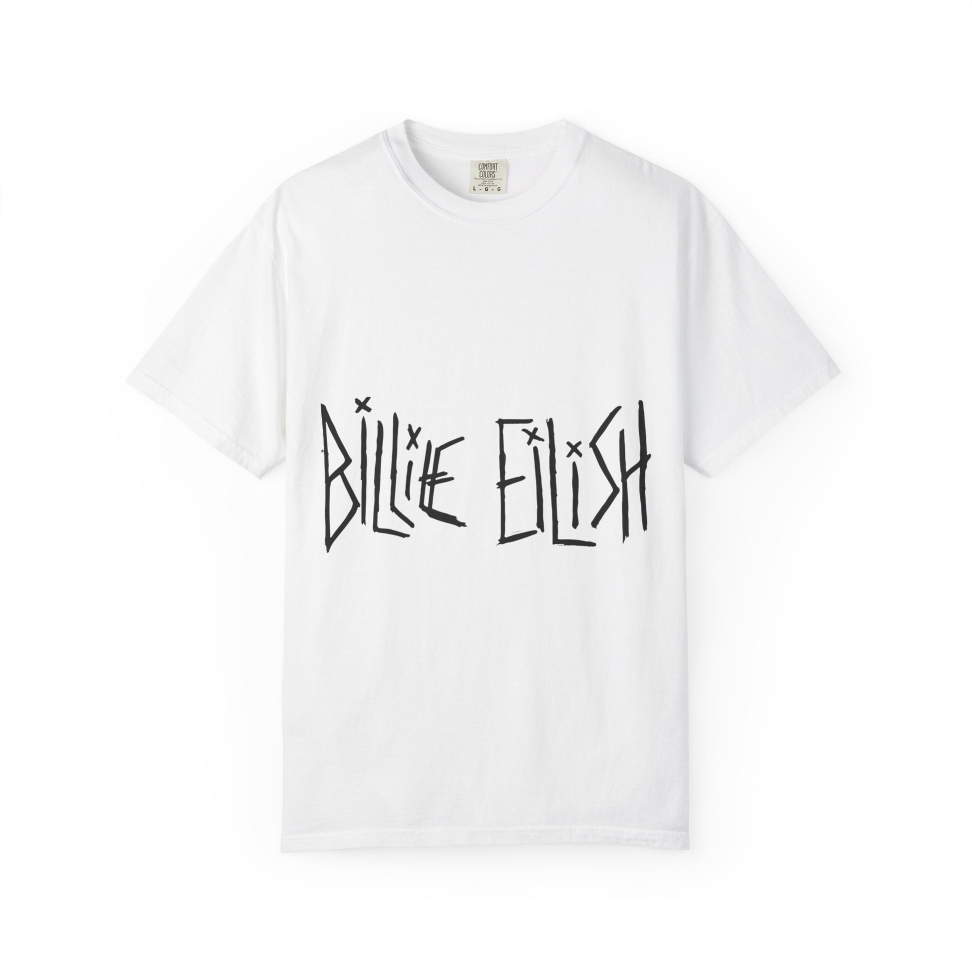 Billie Eilish Inspired Dyed T-shirt – Twisted Ink Font Edition Printify