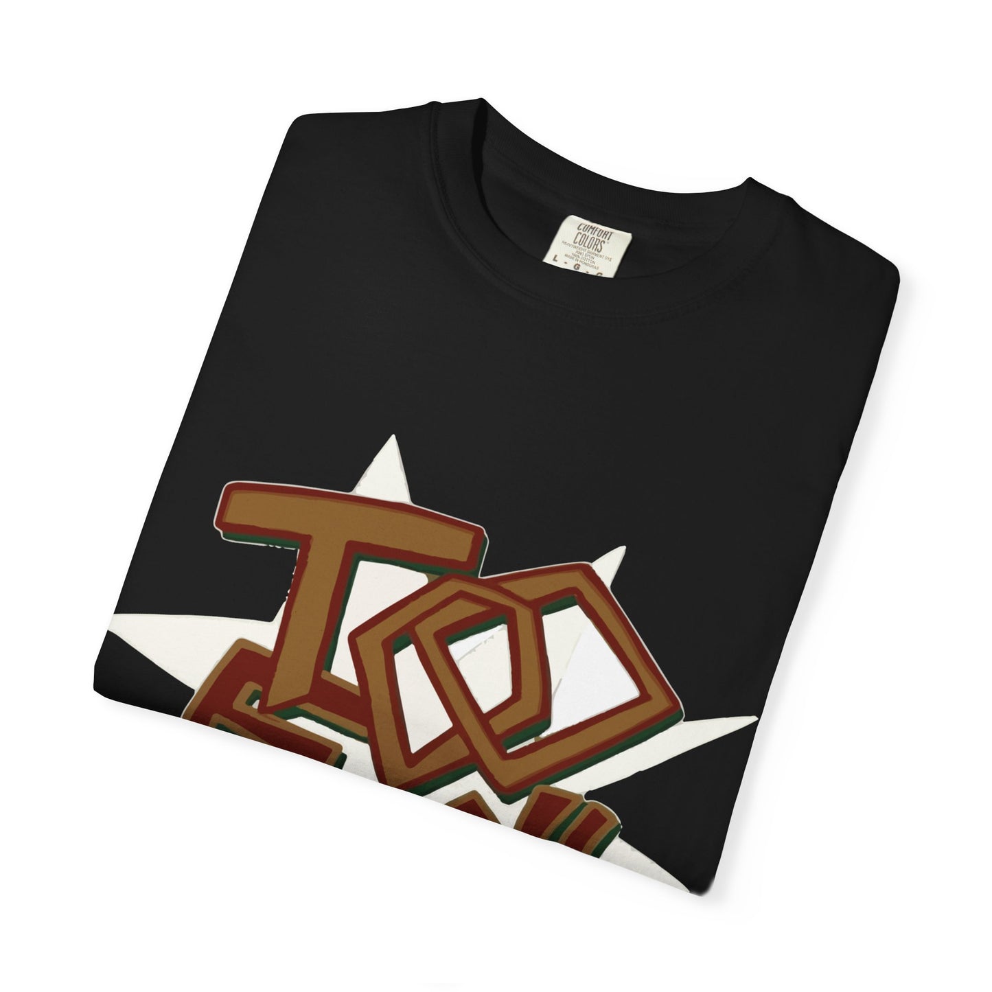 Geometric Lettering Unisex Garment-Dyed T-shirt - snazzymerch