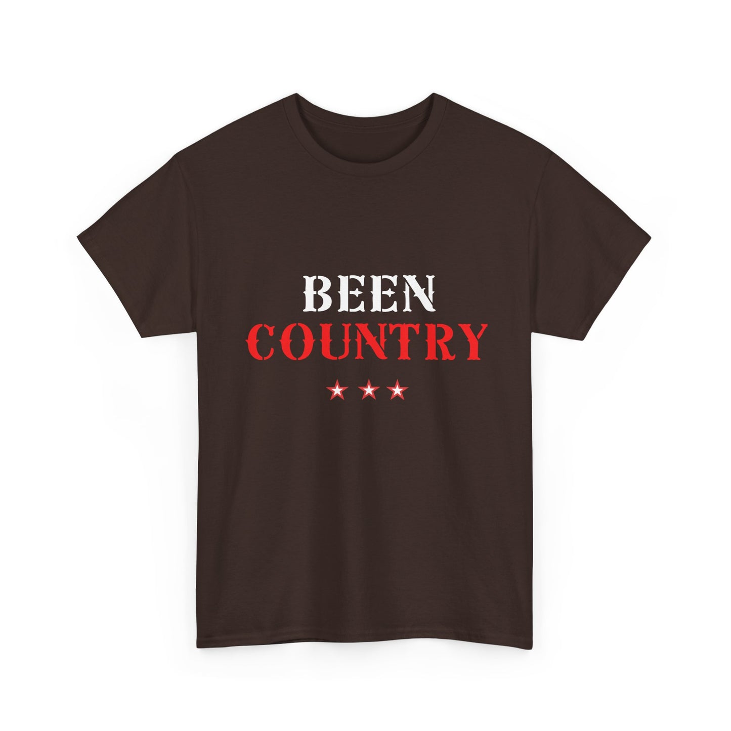 Red Country Western Star Unisex Heavy Cotton Tee - snazzymerch