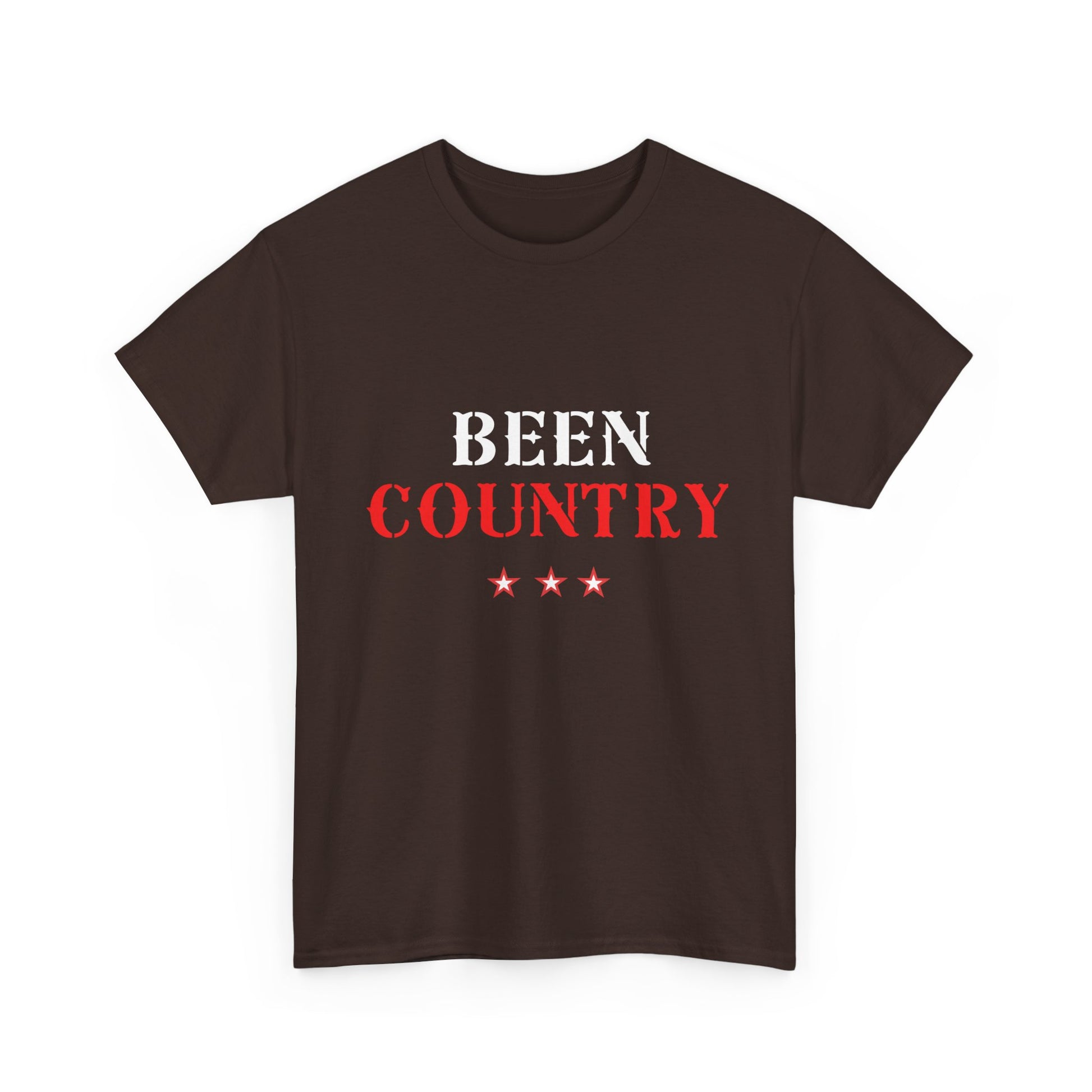 Red Country Western Star Unisex Heavy Cotton Tee - snazzymerch