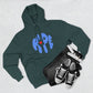 Heart of Hope Retro Three-Panel Fleece Hoodie - snazzymerch