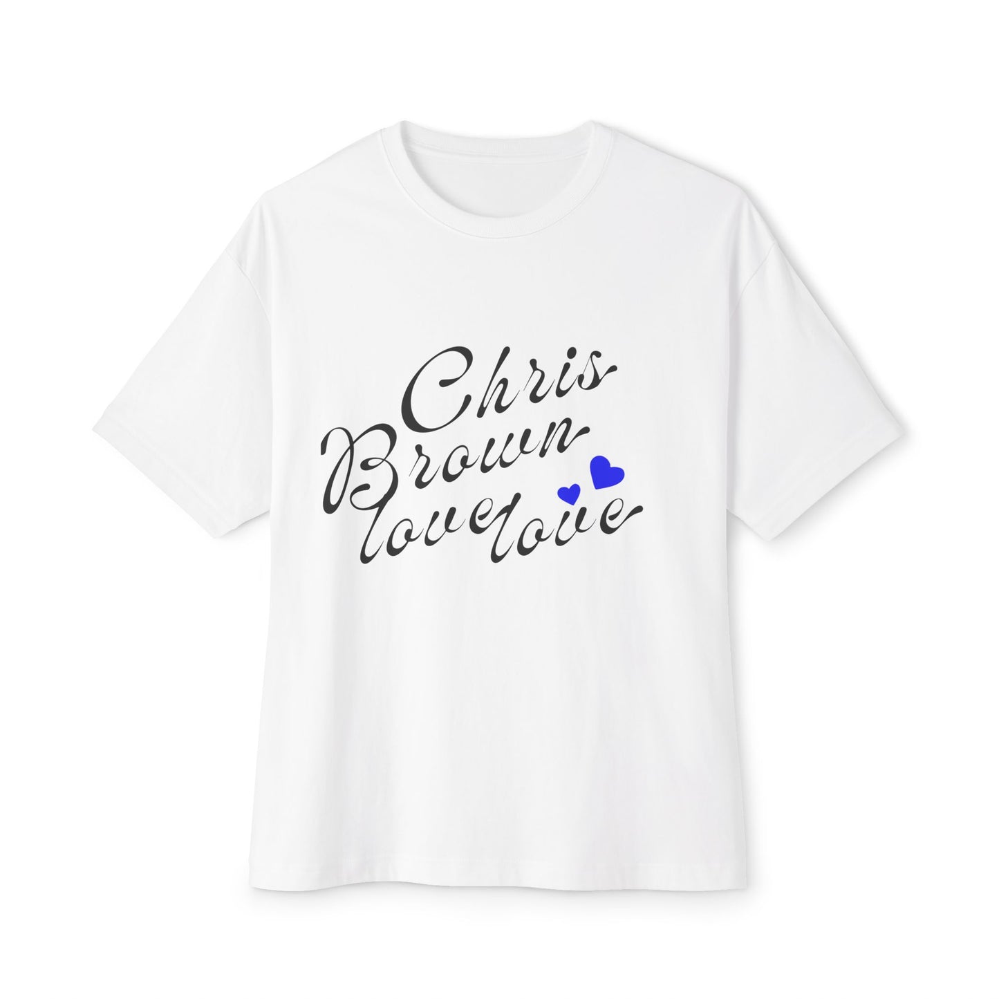 Heart Team Graphic Unisex oversized Boxy Tee - snazzymerch