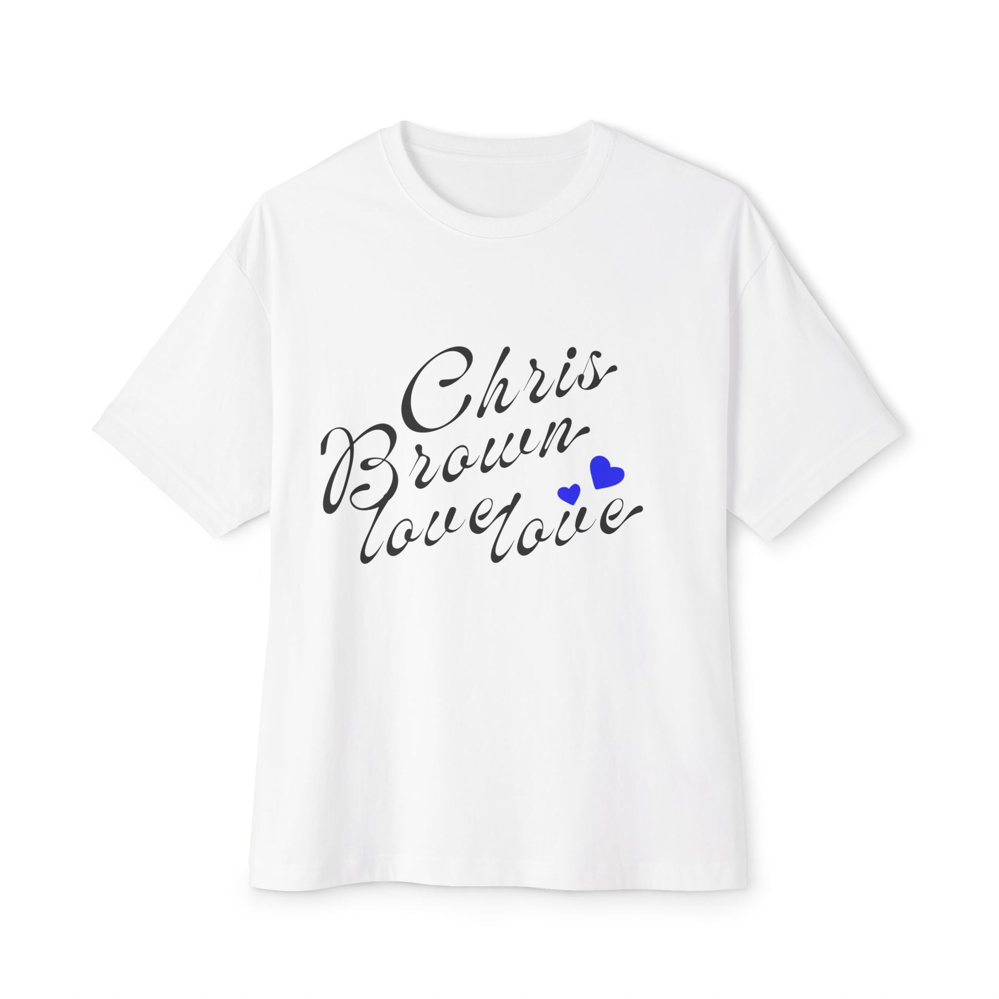 Heart Team Graphic Unisex oversized Boxy Tee - snazzymerch