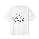 Heart Team Graphic Unisex oversized Boxy Tee - snazzymerch