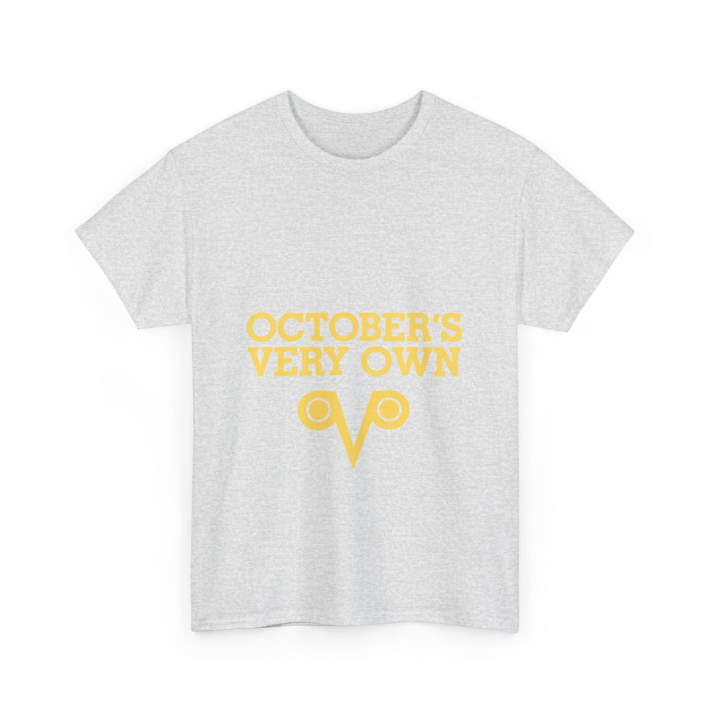 October’s Very Own Bold Logo Heavy Cotton Tee Printify