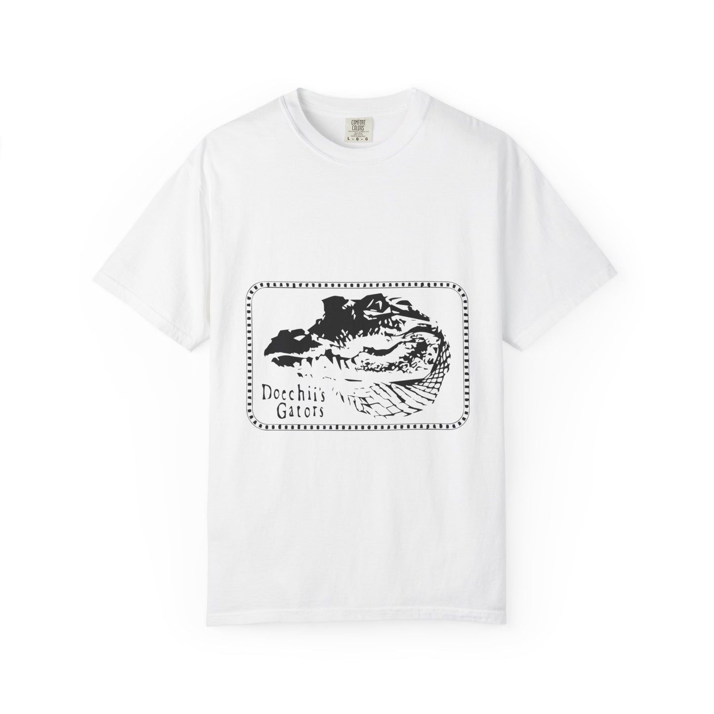 Bold Outline Typography Unisex Garment-Dyed T-shirt - snazzymerch