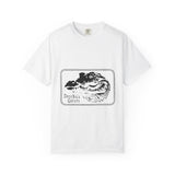 Bold Outline Typography Unisex Garment-Dyed T-shirt - snazzymerch