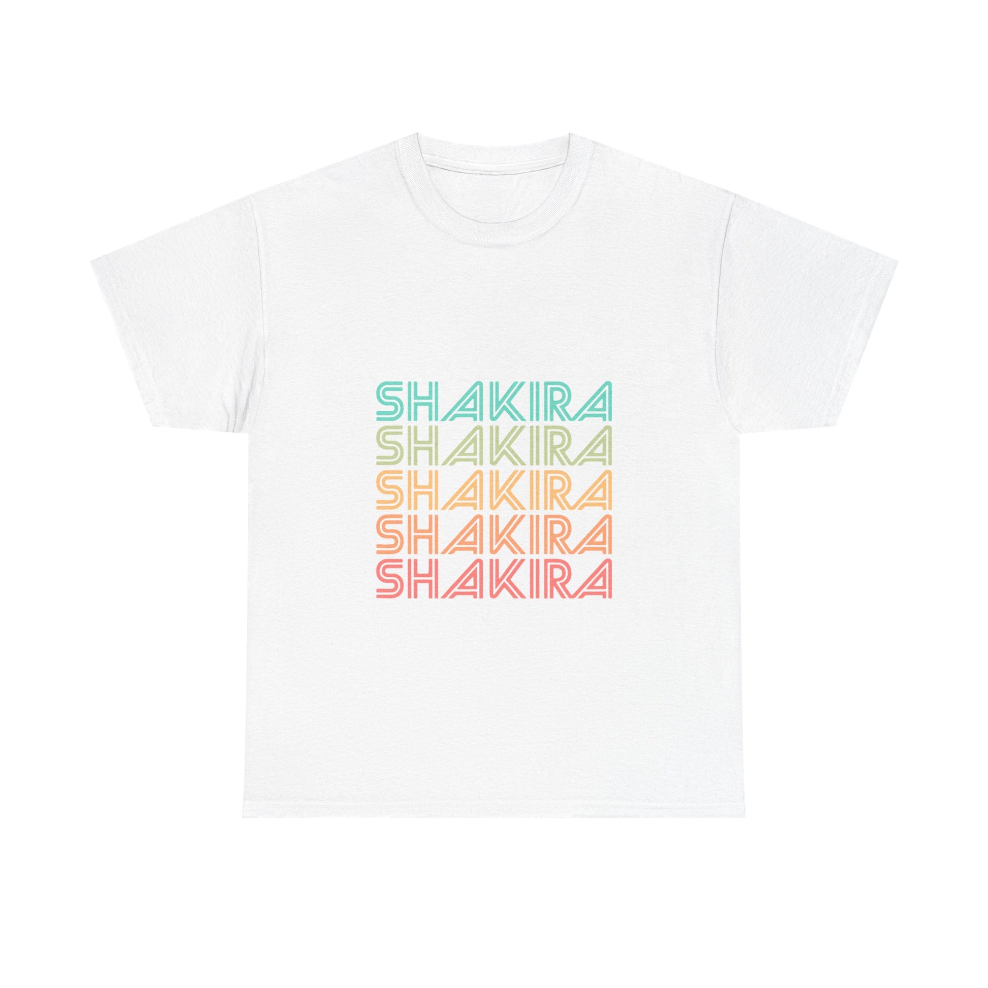 Retro Pop Lines Unisex Heavy cotton tee Printify