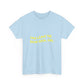 Open Vibes Yellow Script Unisex Heavy cotton Tee Printify