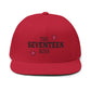 Starburst Seventeen Flat Bill Cap (Embroidery) - snazzymerch
