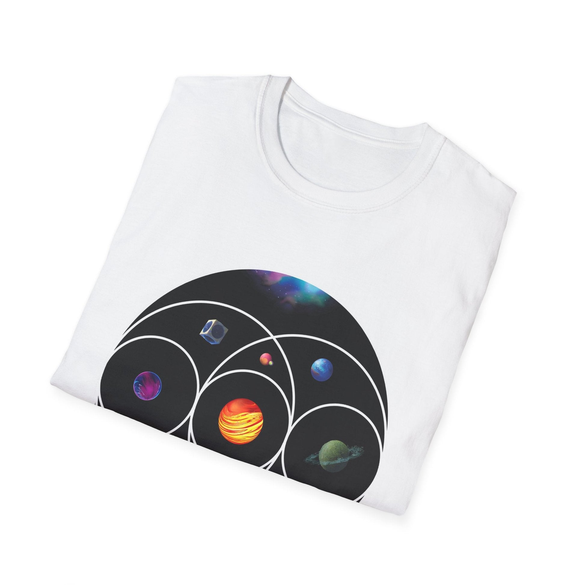 Unisex Softstyle T-Shirt Inspired by Coldplay’s Illustration Concept Printify