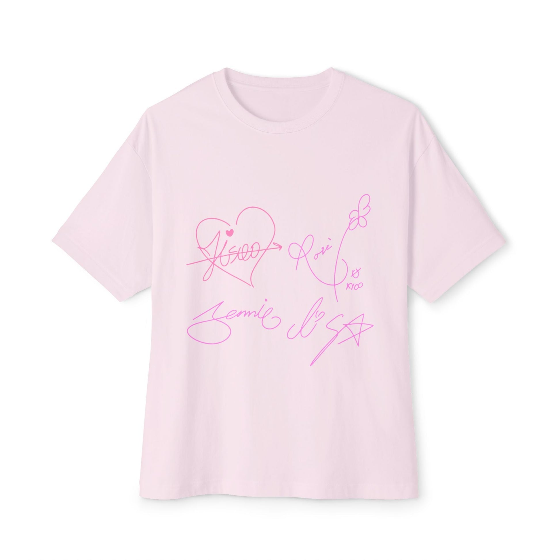 Signature Autograph – Oversized Boxy Tee Printify
