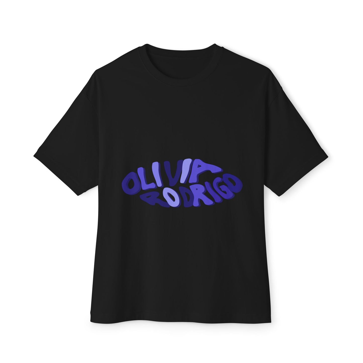 Olivia Rodrigo Wavy Text-Oversized Tee Printify