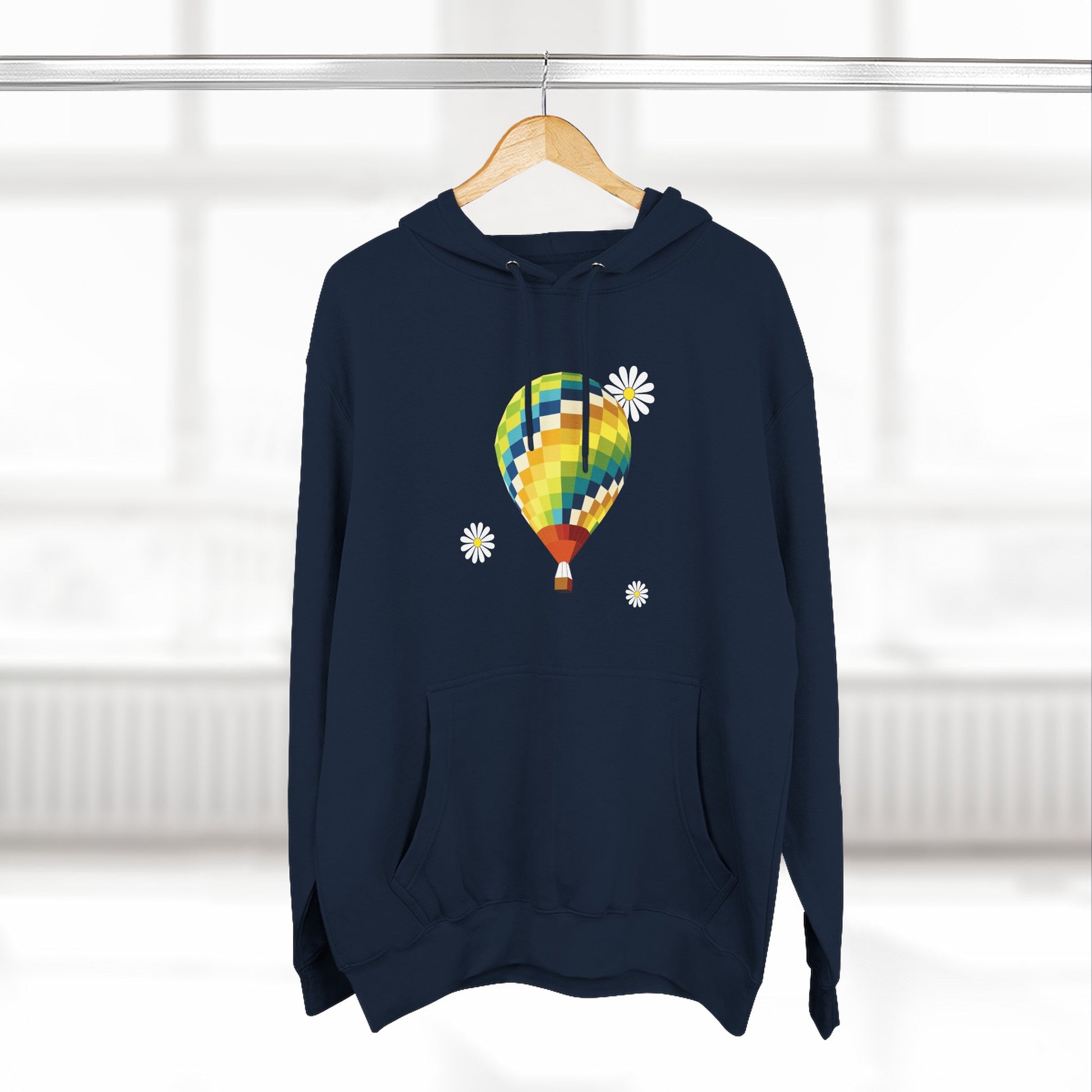 Dream Balloon GraphicThree-Panel Fleece Hoodie - snazzymerch