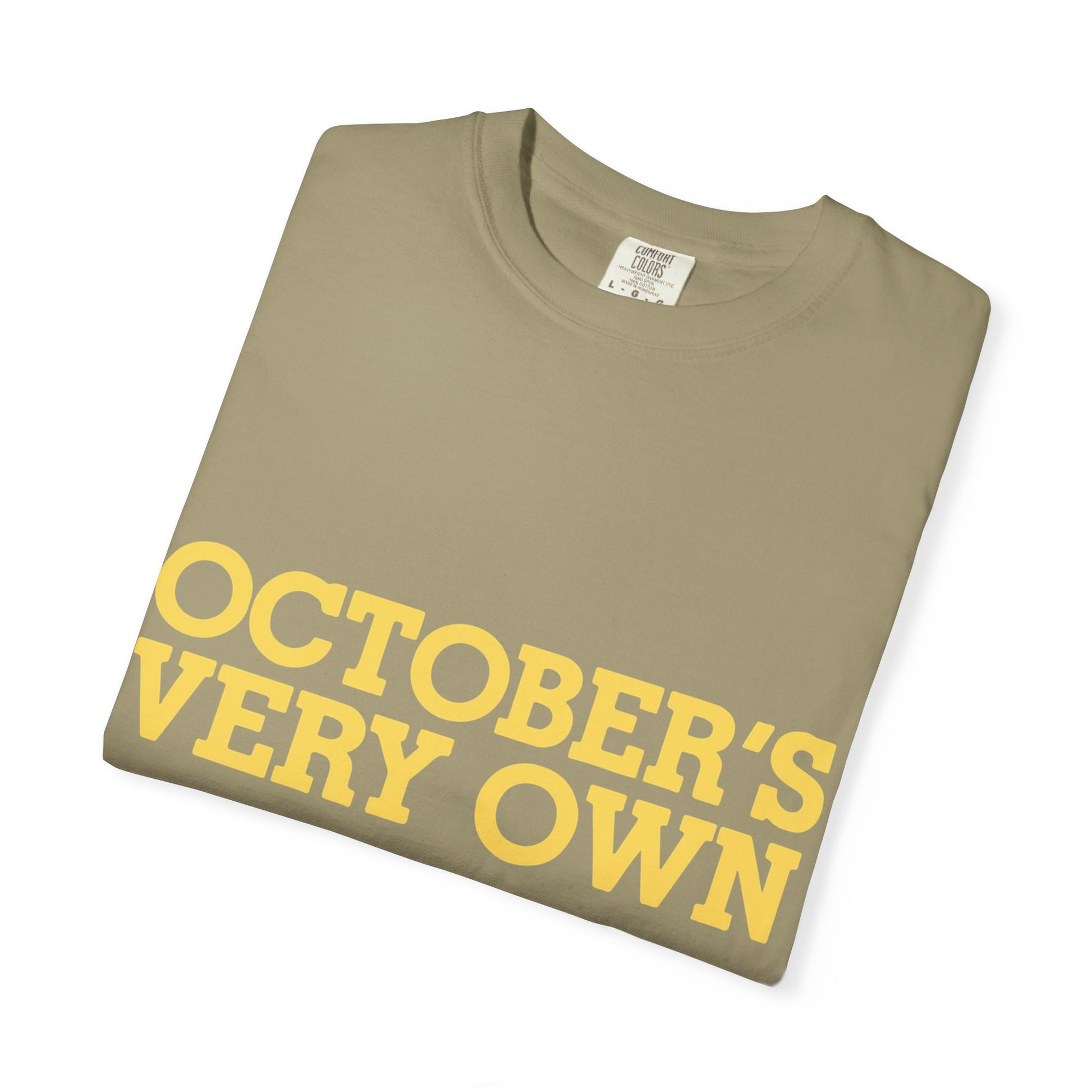 October’s Very Own Bold Logo Dyed Tshirt Printify