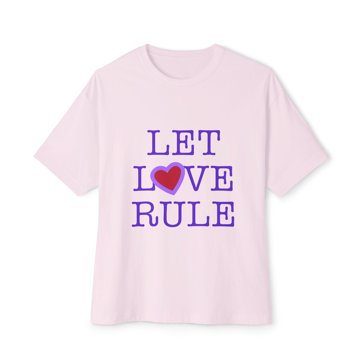 Let Love Rule (Remix) Unisex Oversized Boxy tee Printify