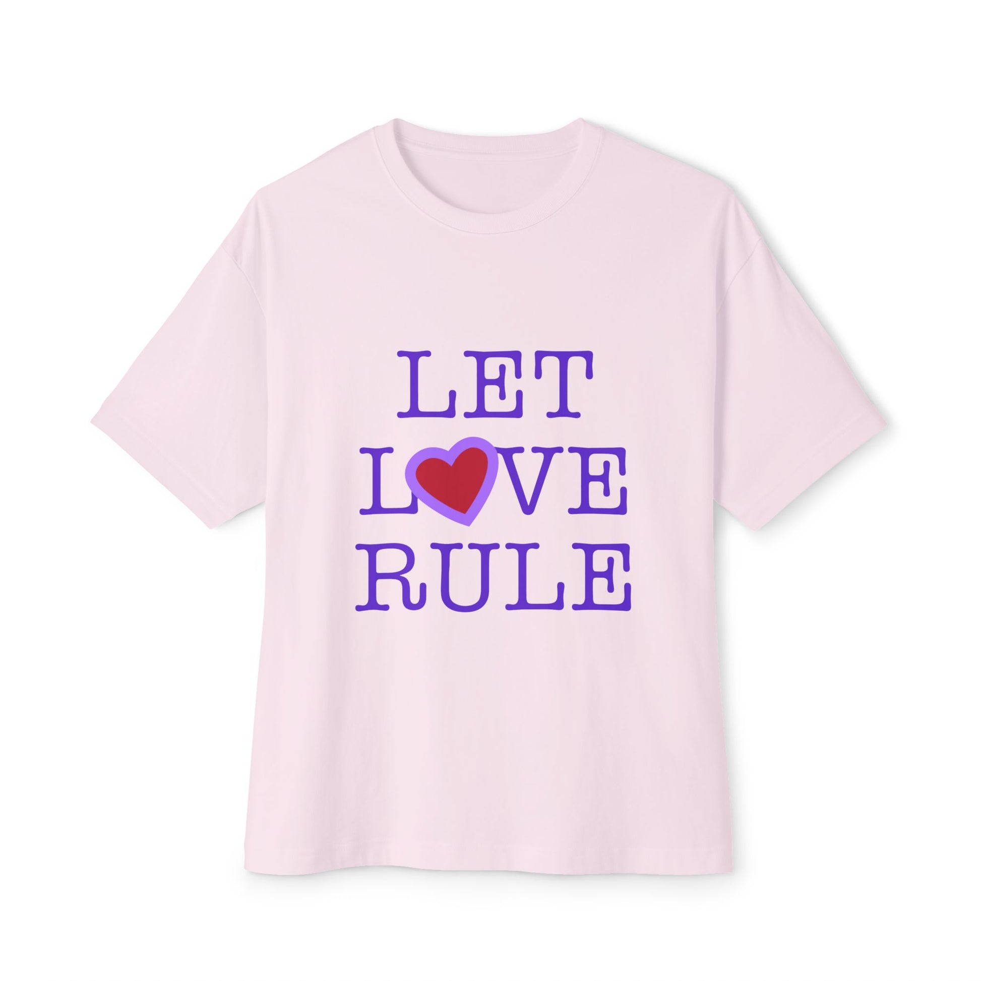 Let Love Rule (Remix) Unisex Oversized Boxy tee Printify