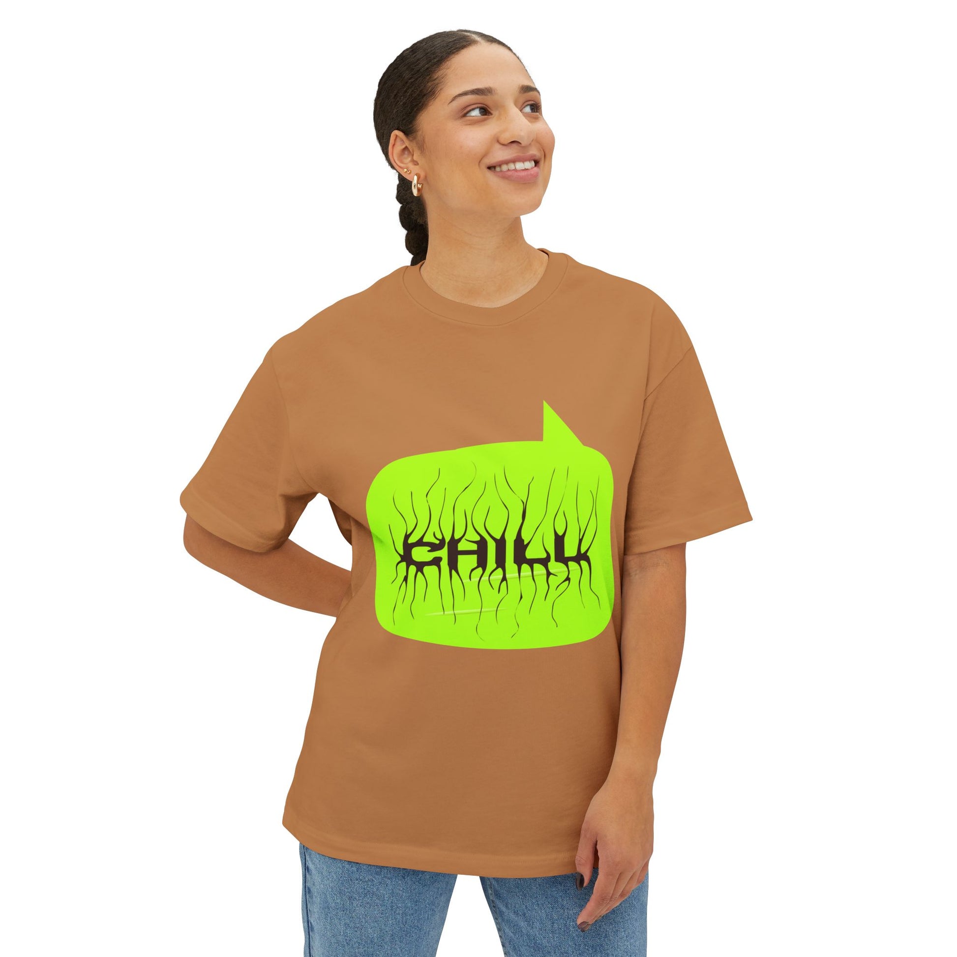 Chill Vibe Roots Unisex Oversized Boxy tee Printify
