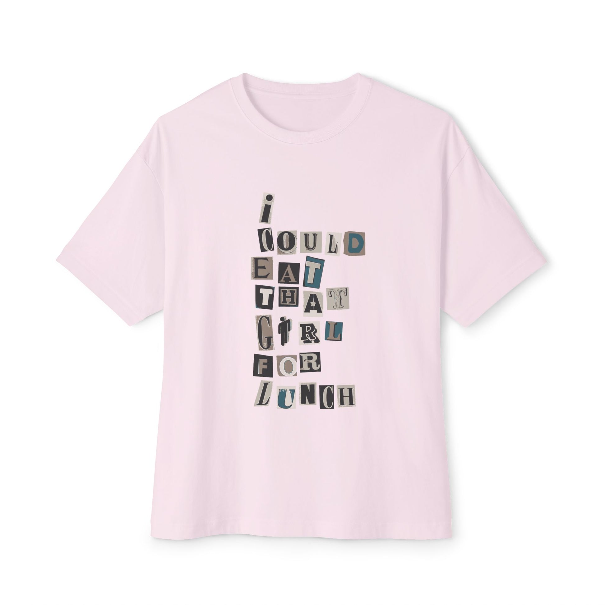 Billie Eilish Inspired Oversized T-Shirt – Mixed Message Collage Edition Printify