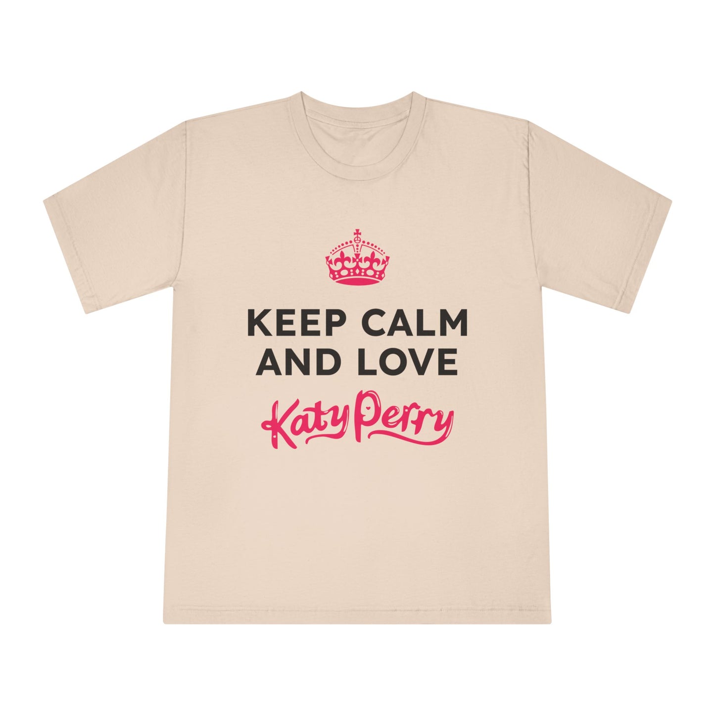 Crown over Katy Perry Signature” - Unisex Classic Crewneck T-shirt Printify