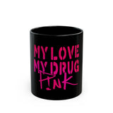 Love & Energy Black Mug (11oz, 15oz) - snazzymerch