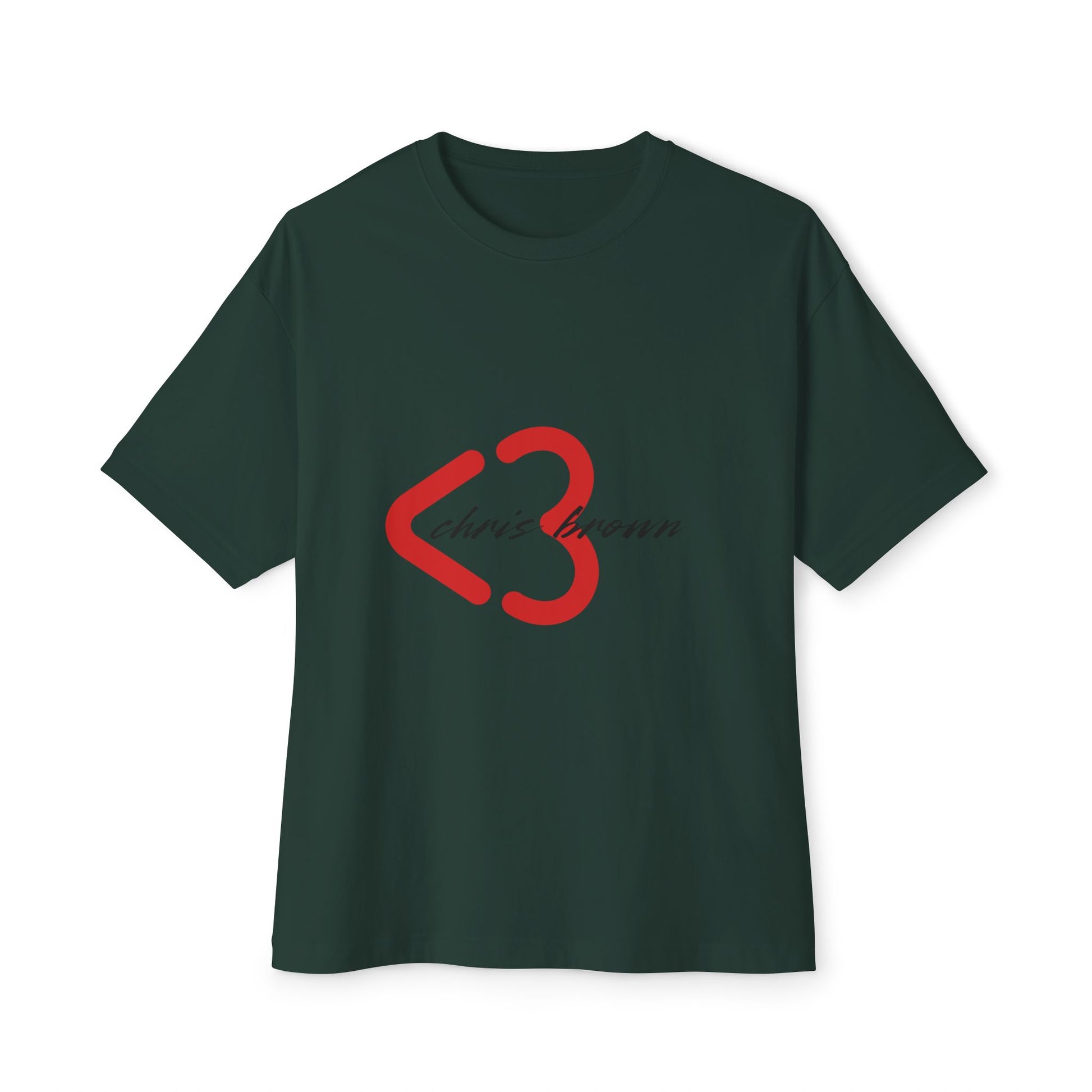 Minimal Heart Symbol Unisex oversized Boxy Tee - snazzymerch