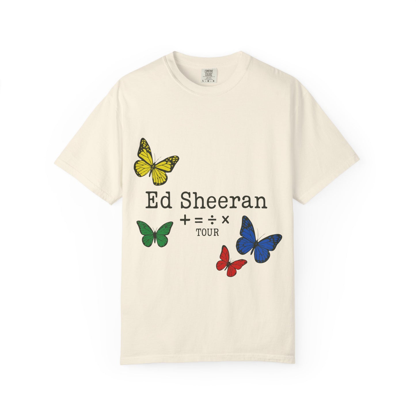 Ed Sheeran Butterfly Dyed T-Shirt | Vintage Fit