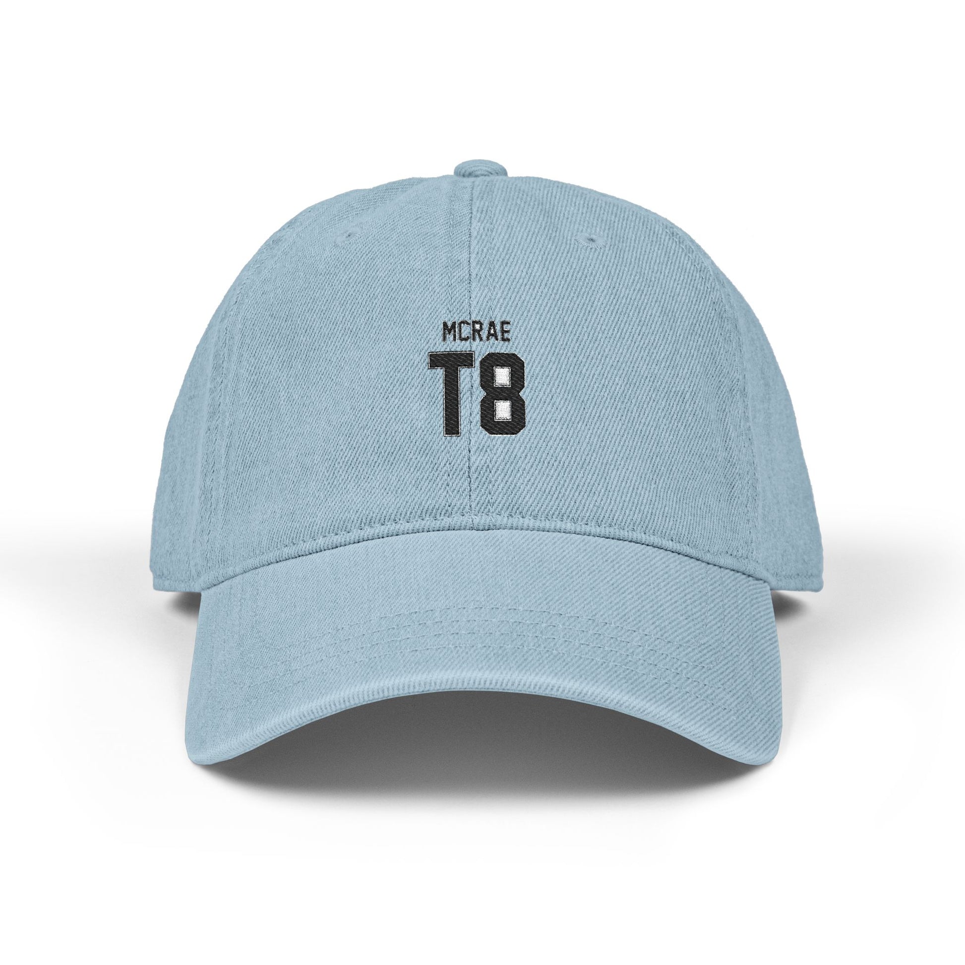 Minimal Bold Number Denim Hat (Embroidery) - snazzymerch