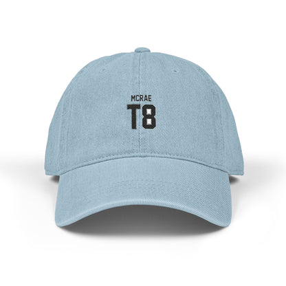 Minimal Bold Number Denim Hat (Embroidery) - snazzymerch