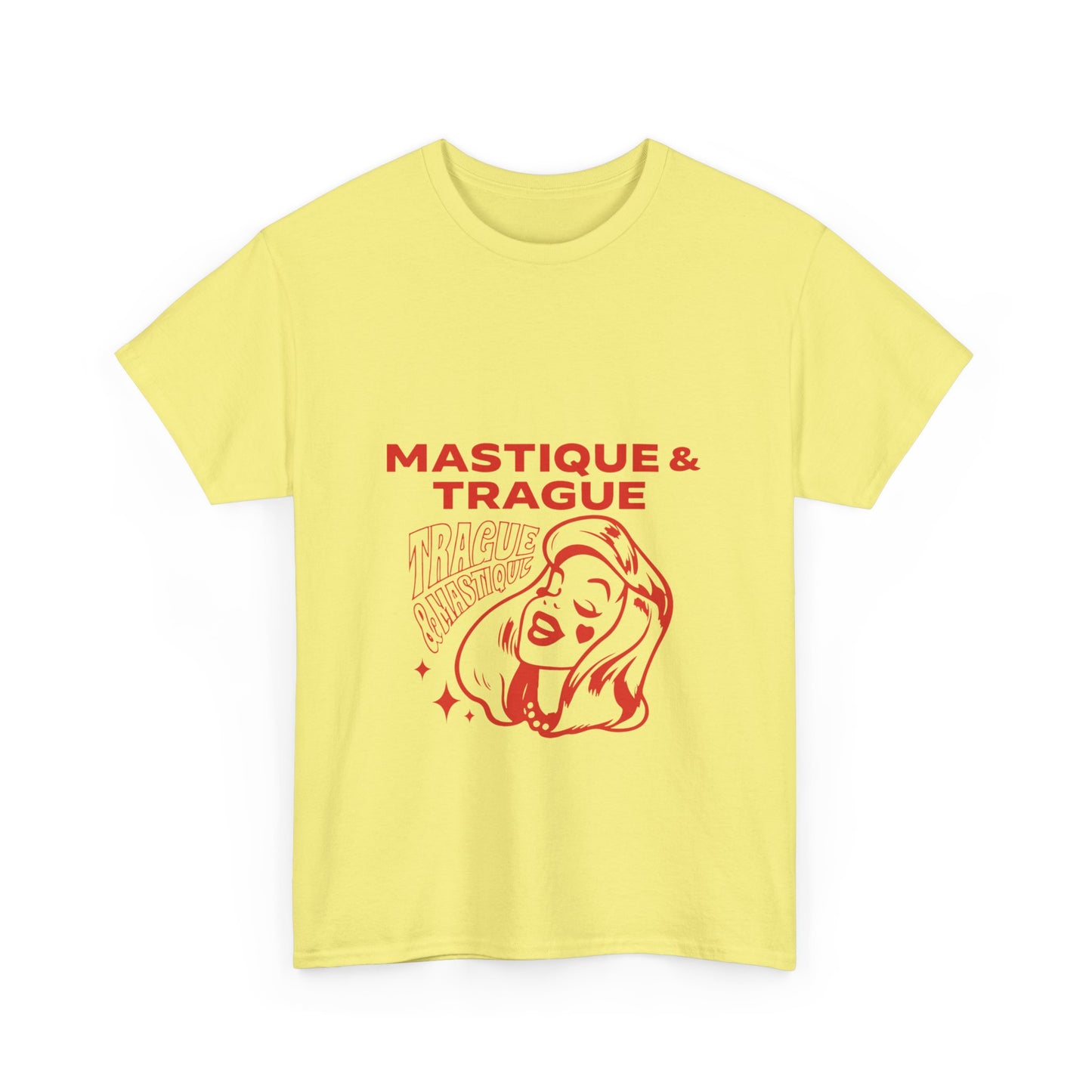 Fierce Femme in Red Unisex Heavy cotton tee Printify