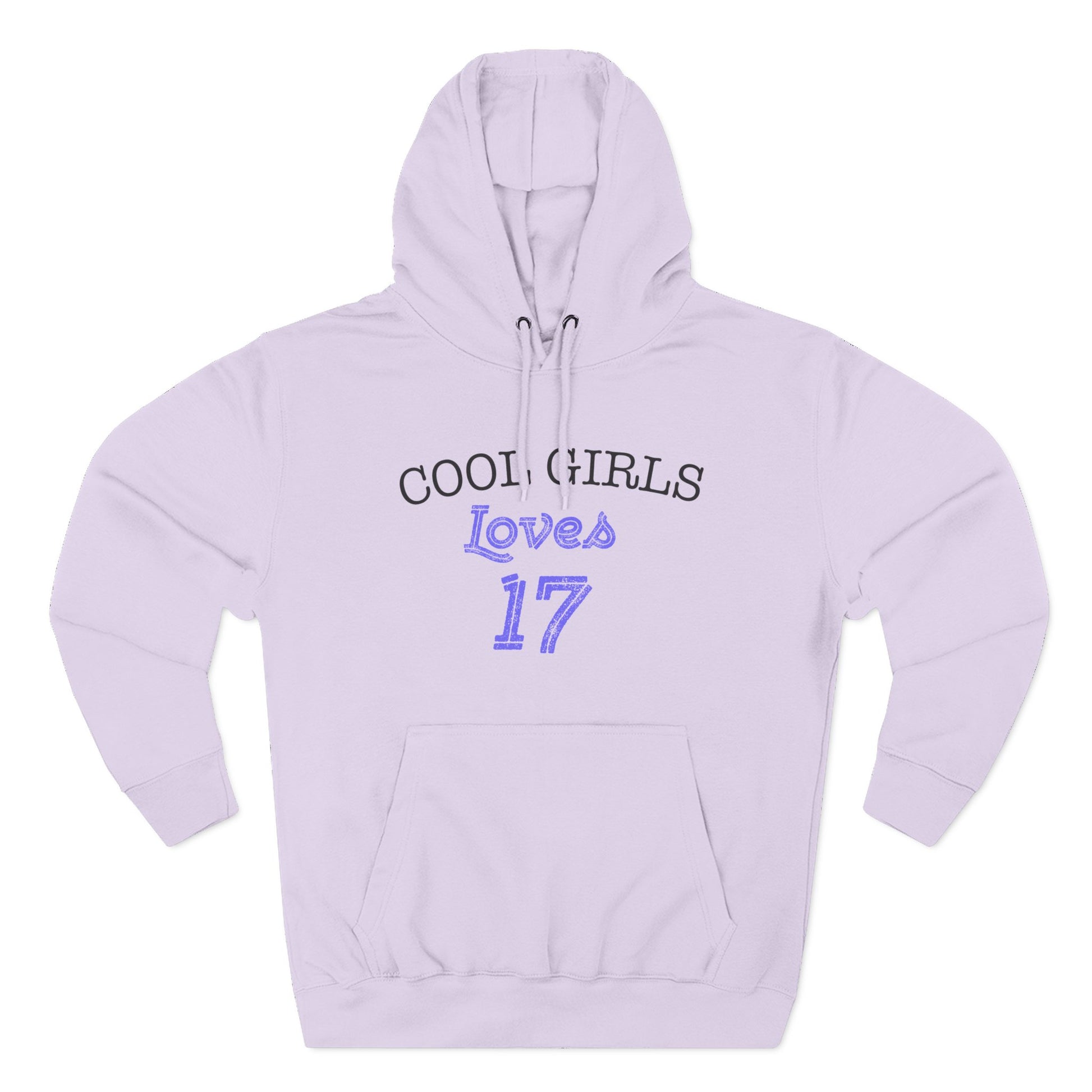 Love for 17 Graphic Three-Panel Fleece Hoodie - snazzymerch