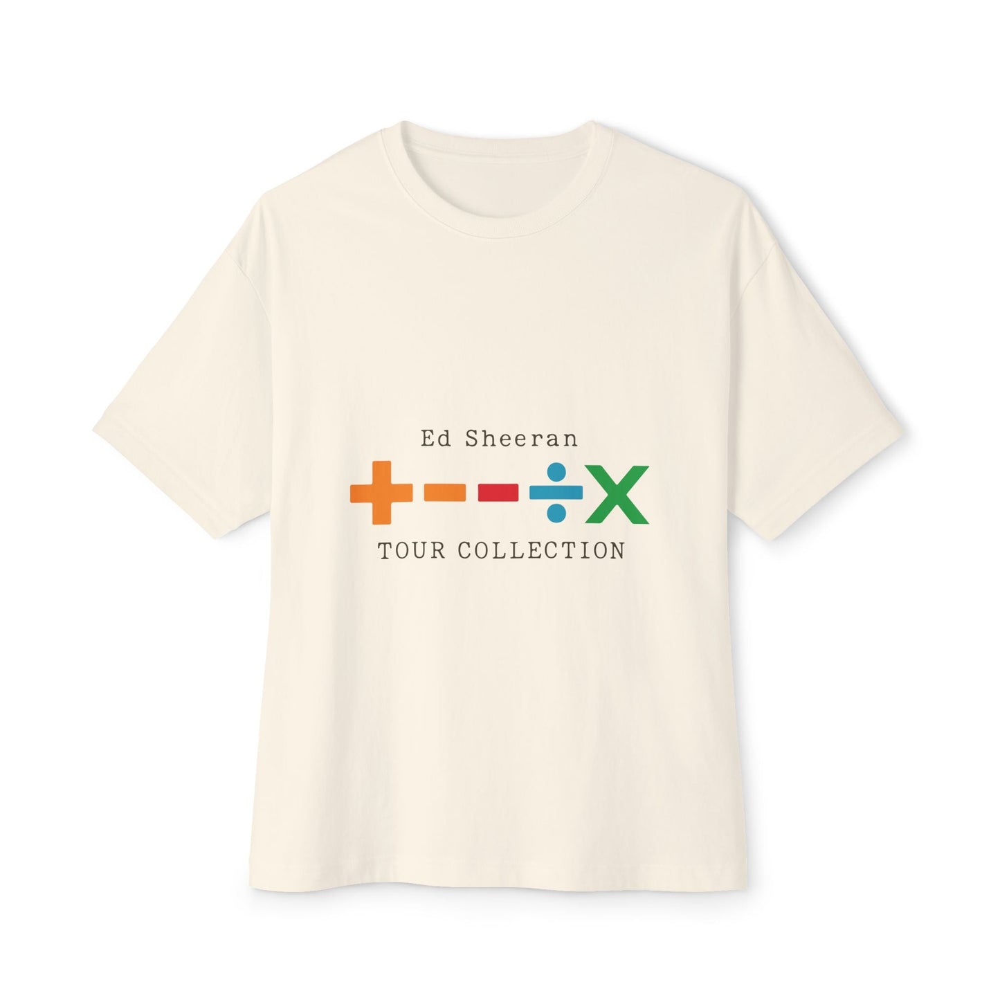 Unisex Oversized Boxy Tee – Ed Sheeran Edition Printify