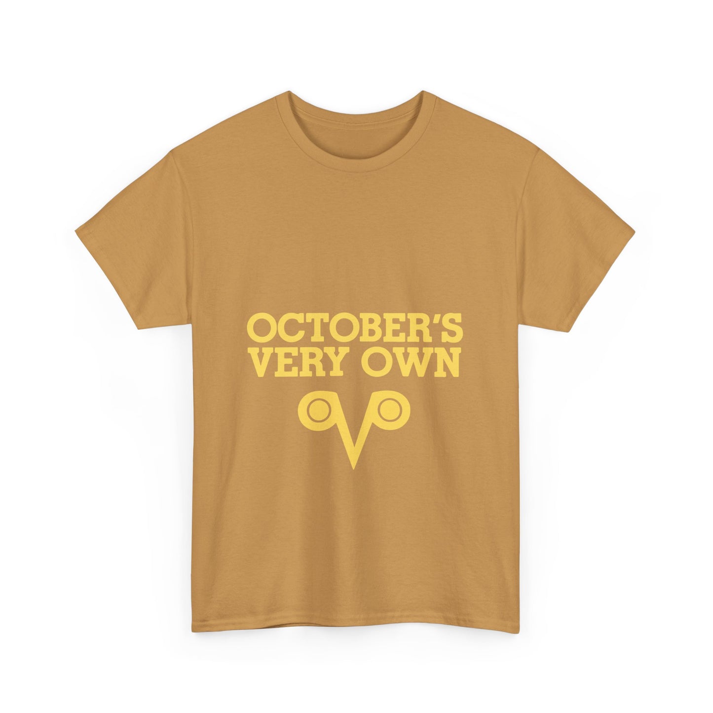 October’s Very Own Bold Logo Heavy Cotton Tee Printify