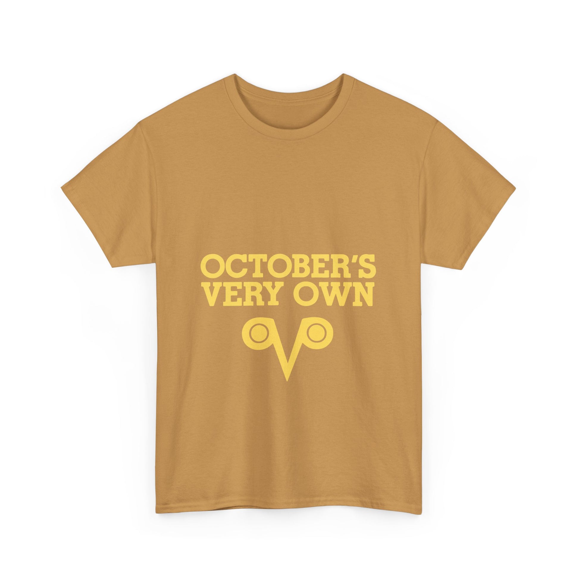 October’s Very Own Bold Logo Heavy Cotton Tee Printify