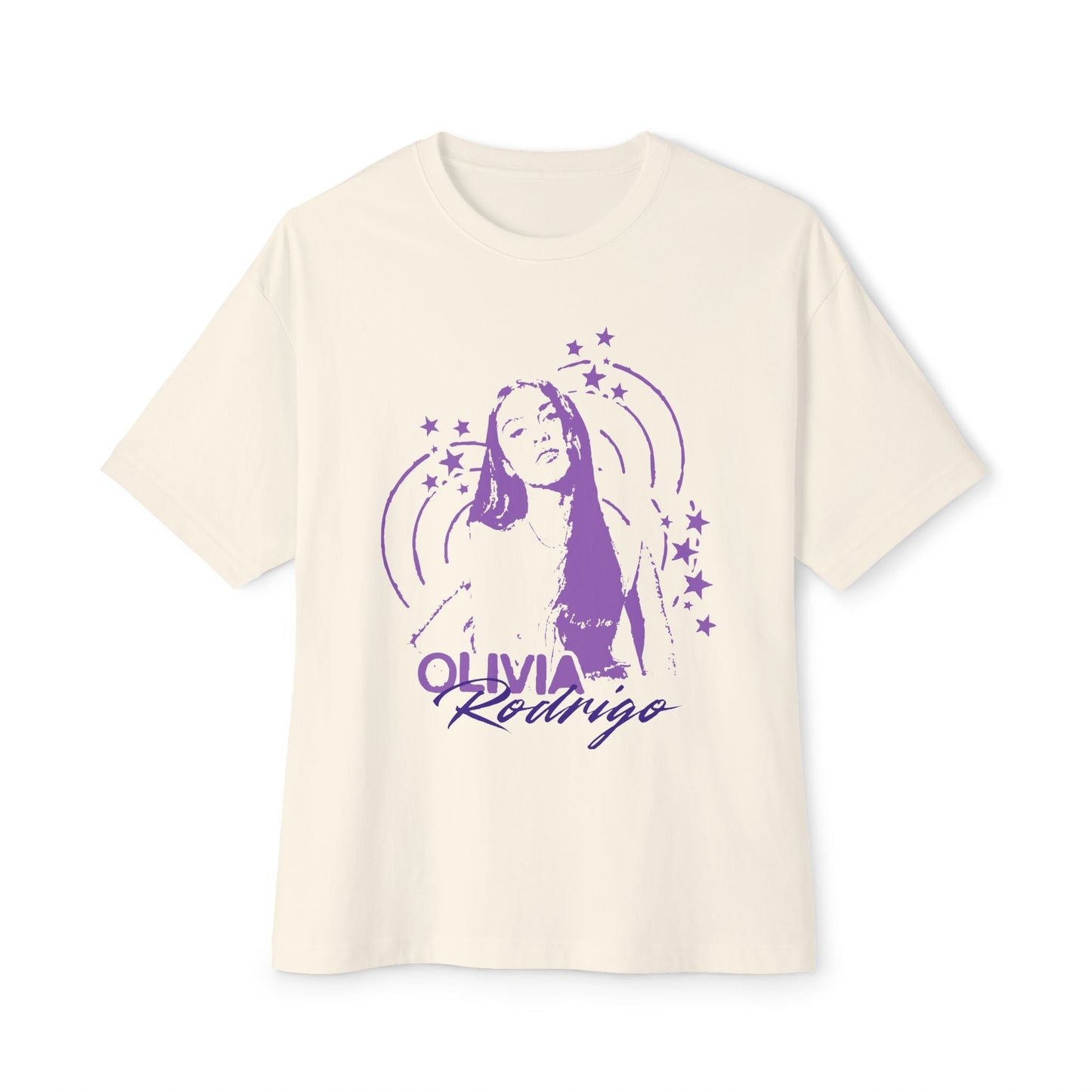 Olivia Rodrigo Star Portrait-Oversized Tee Printify