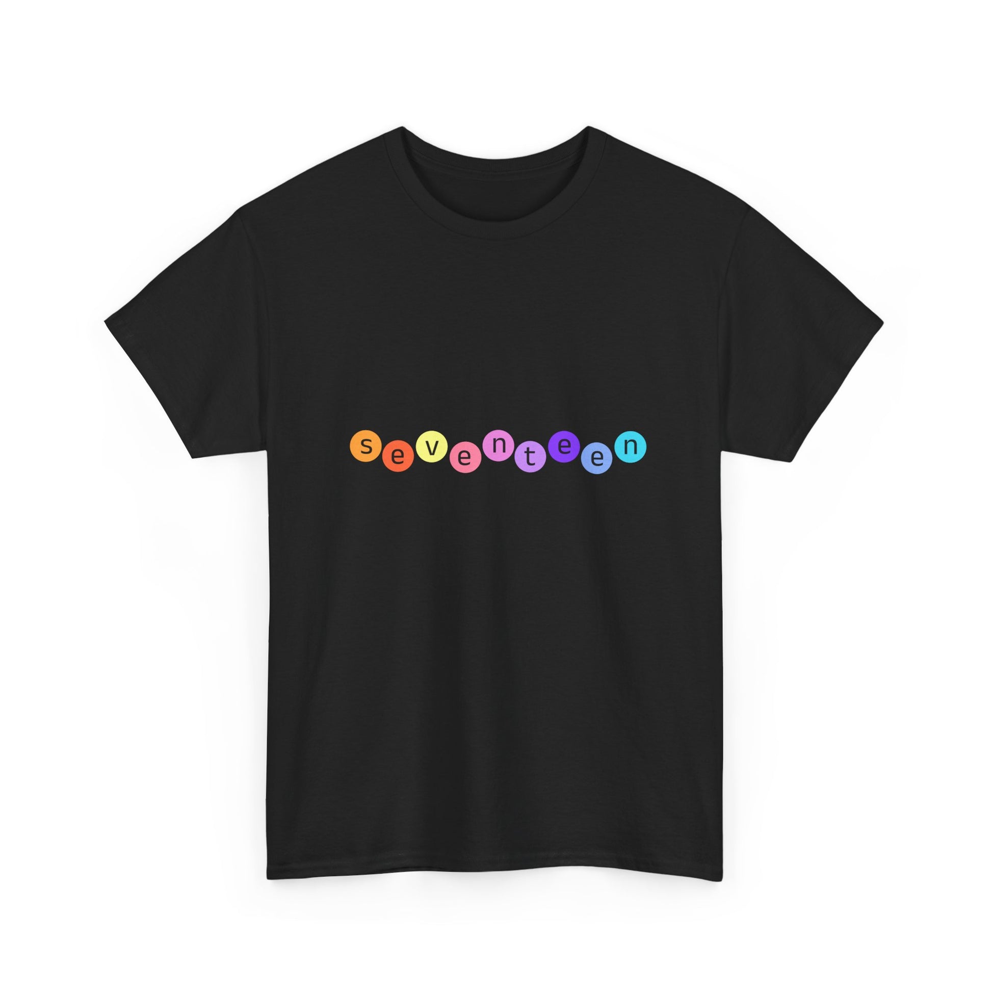 Color Pop Seventeen Unisex Heavy Cotton Tee - snazzymerch