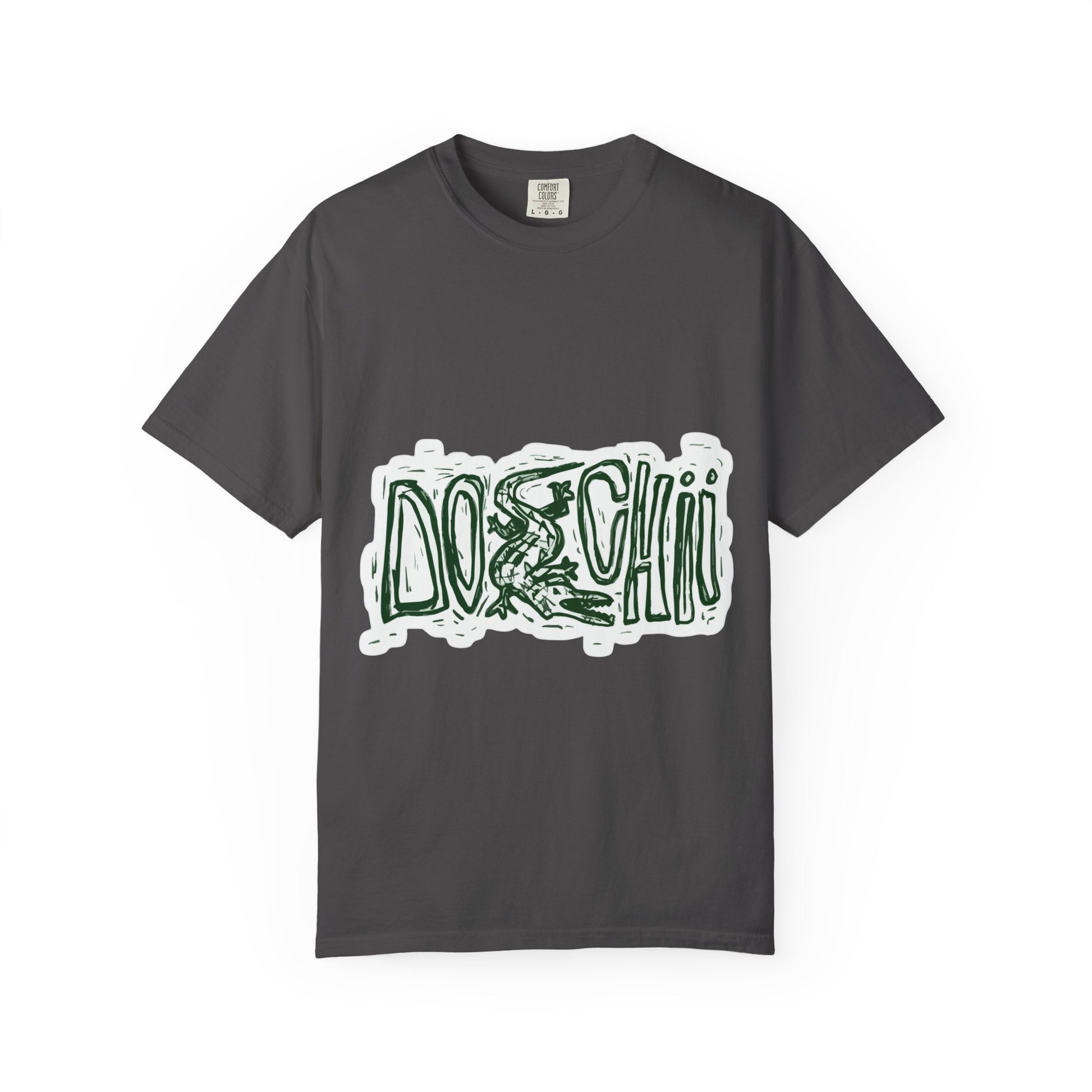 Lizard Lettering Unisex Garment-Dyed T-shirt - snazzymerch