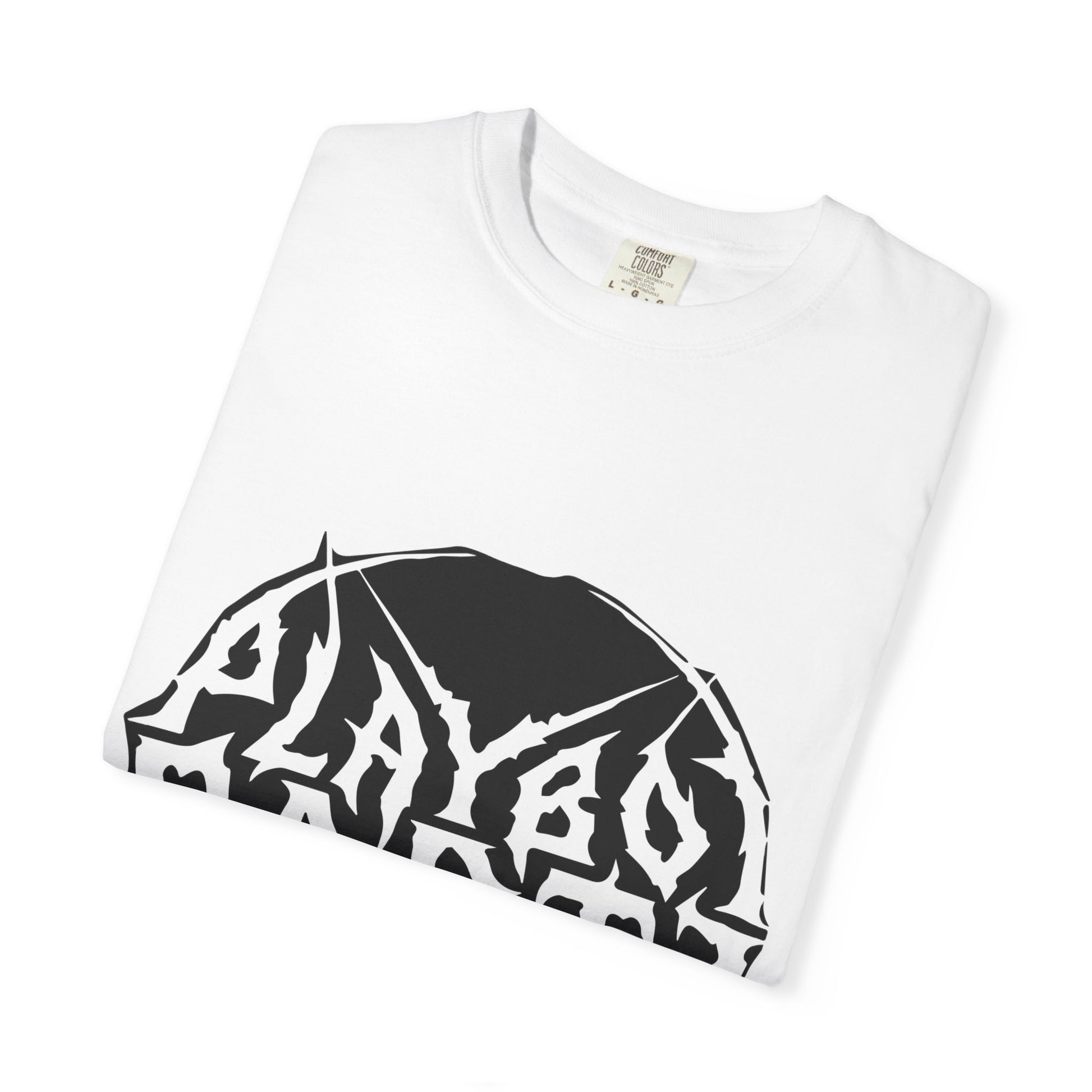 Gothic Circle White Logo - snazzymerch