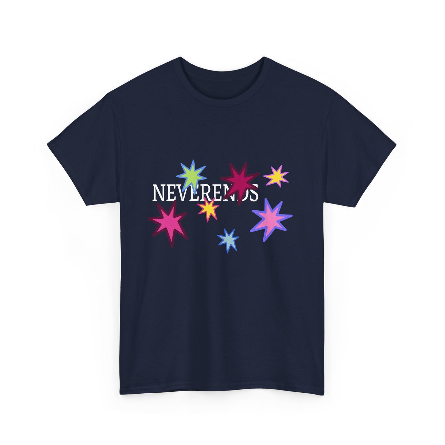 Rainbow Spark Burst Unisex Heavy Cotton Tee - snazzymerch