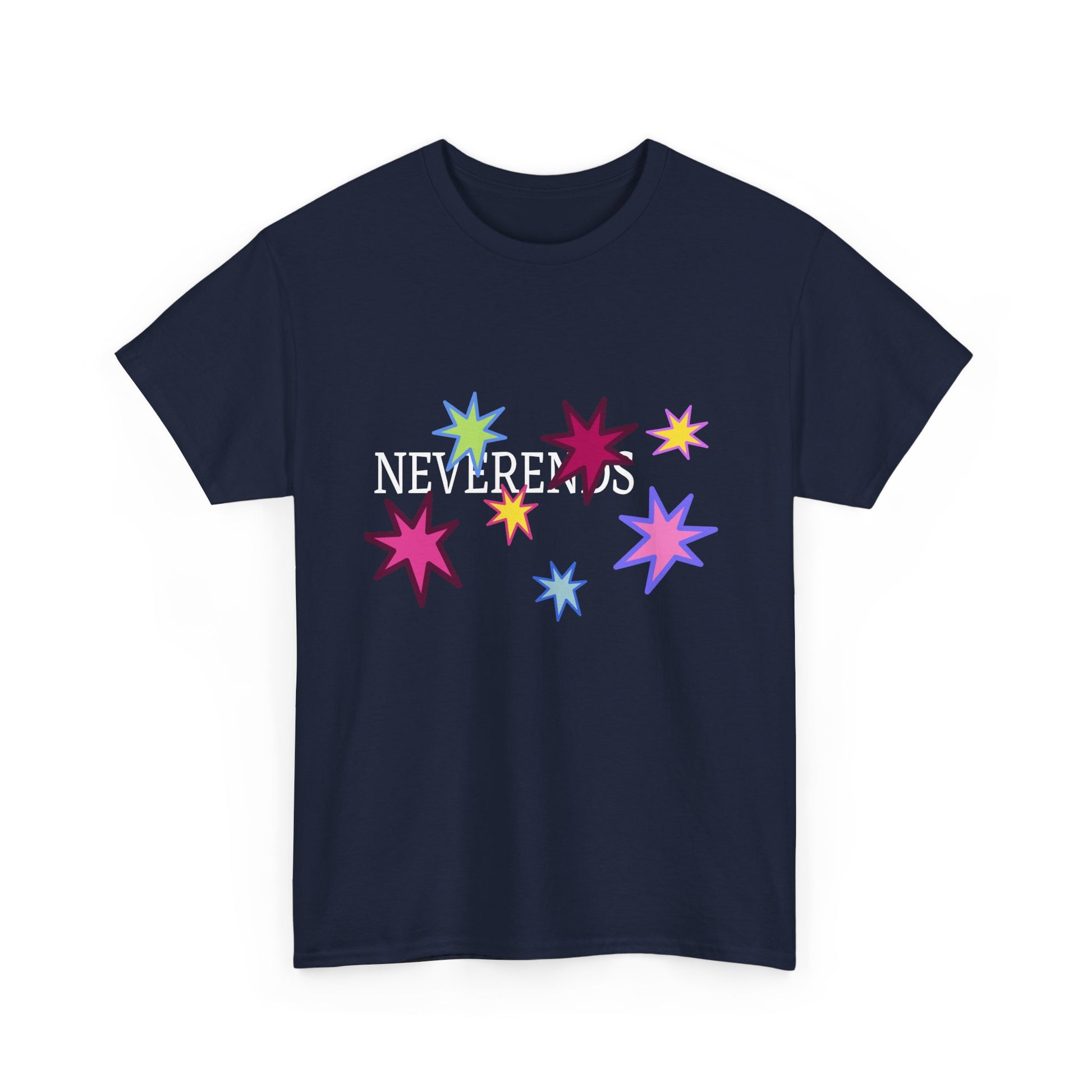 Rainbow Spark Burst Unisex Heavy Cotton Tee - snazzymerch